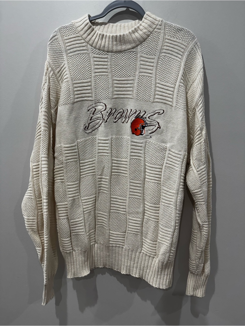 Vintage Cleveland Browns Antigua Sweater NFL Size XL - Picture 3 of 5